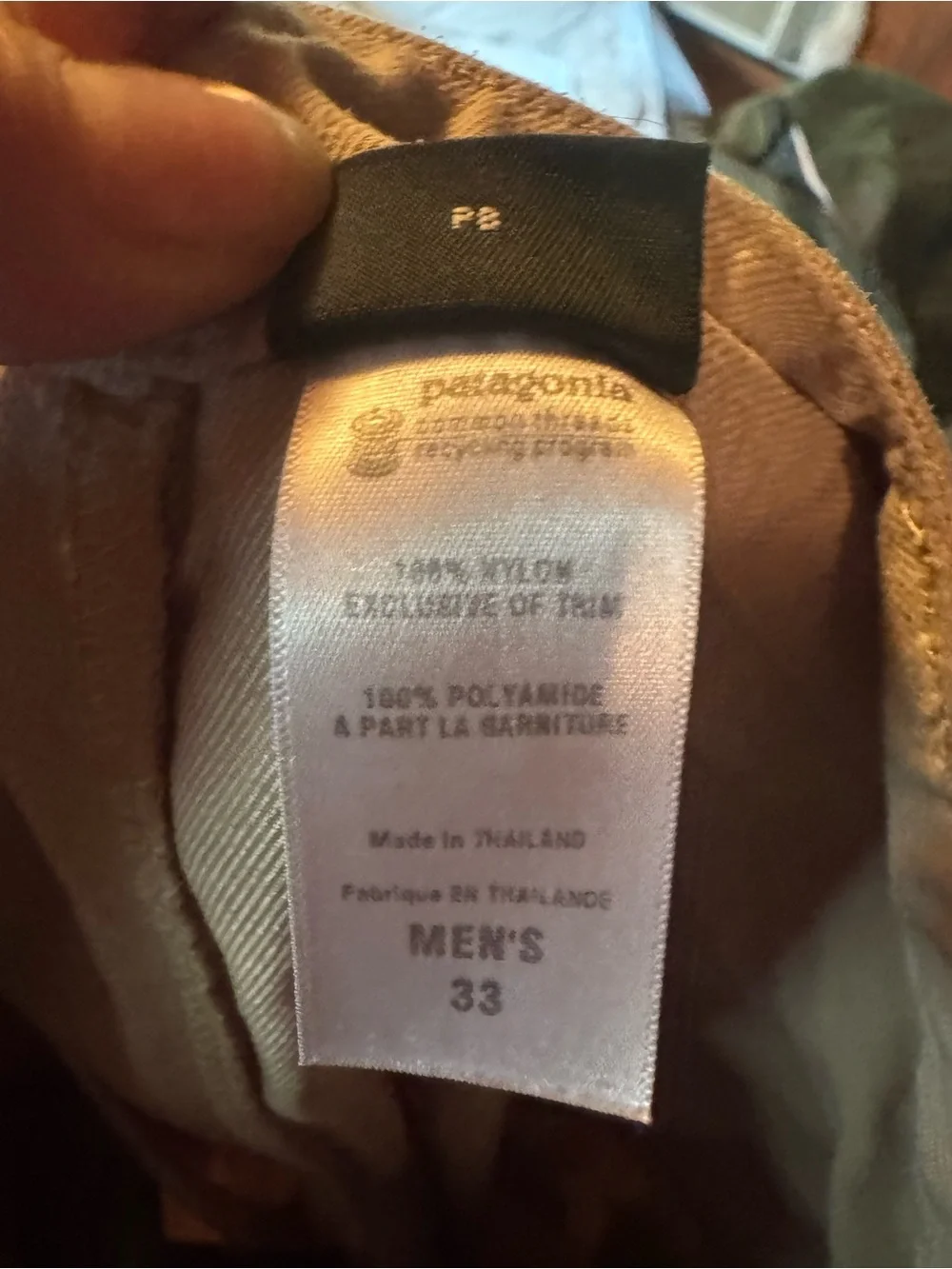 Patagonia Men's Light Beige Chino Pants